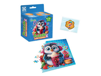 Гра розвиваюча пазли та сквіш-сюрприз Пінгвінчик, Vladi Toys VT8030-06