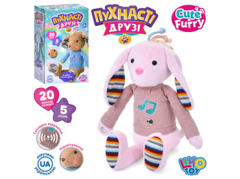 Игрушка интерактивная музыкальная Зайка. M 5994 I UA