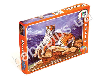 Пазлы 260 эл Тигр-1 в коробке, Leo