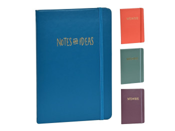 Блокнот на резинке Notes and ideas A5, 80 листов
