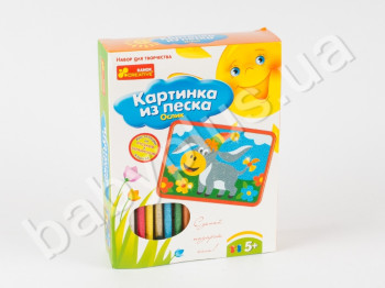 Набір для творчості, Картинка з піску Ослик, Ranok Creative