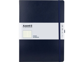 Книга записна у клітинку синя Partner Grand A4. 100 аркушів. Axent 8203-02-A
