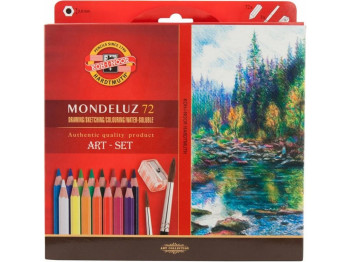 Карандаши цветные акварельные Mondeluz 72 шт., Koh-i-Noor