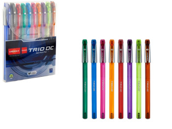 Ручка шариковая Trio DC-3. 10 цветов. Unimax UX-108-20