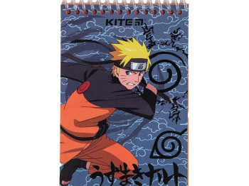 Блокнот на спирали А6. 48 листов. Naruto Shippuden. Kite NR23-196-2