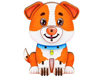 Дерев’яний 3D конструктор «Turbo Dog», 25 деталей
