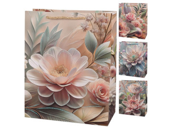 Пакет подарочный бумажный L "Flower garden" 31х41х12см, R34819-L