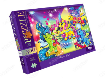 Пазлы Рок-н-ролл, 500 элементов, Danko Toys