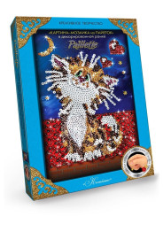 Набір для творчості Мозаїка з паєток Кошеня, Danko Toys