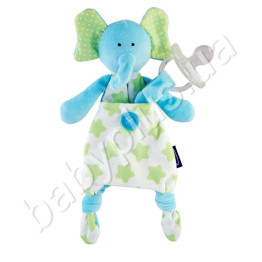 Игрушка с клипсой для пустышки Elephant, Chicco