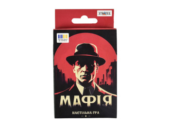 Карточная игра ролевая Мафия, карты 13 см, роли и обсуждение, Strateg