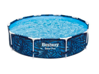 Бассейн каркасный круглый Steel Pro. Bestway 56985