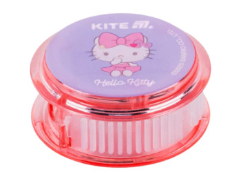 Точилка кругла з контейнером Hello Kitty, пластикова (ціна за 1шт), Kite