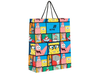Пакет паперовий подарунковий Kite SpongeBob SB26-266, 26×32 см