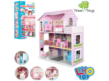 Деревянная игрушка Домик для куклы. Tree Toys MD 1204