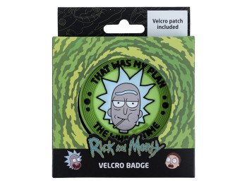 Бейдж на липучке Rick&Morty. Kite RM24-3011-1