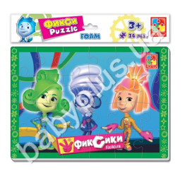 М'які пазли А4 Фіксики, Vladi Toys