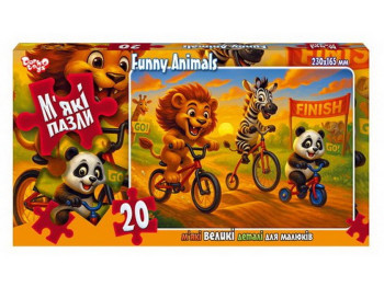 М'які пазли 20 елементів, Danko Toys