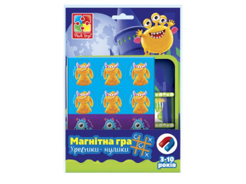 Магнітна гра, Монстри, Хрестики-нулики, Vladi Toys