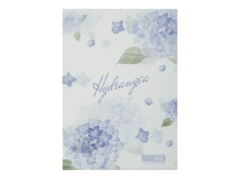 Папка-уголок с дизайном Hydrangea, A4, пластик 180 мкм