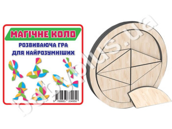 Деревянная развивающая игра Магический круг, ZIRKA