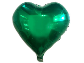 Фольгированный воздушный шарик Сердце зеленый. MegaZayka 2008