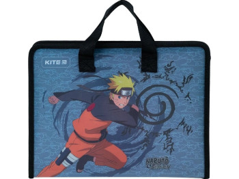 Папка-портфель на молнии A4 Naruto Shippuden. Kite NR23-202