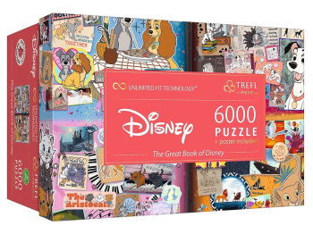 Пазл Trefl Prime UFT Disney Велика книга Дісней, 6000 елементів