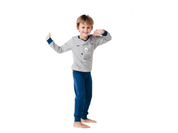Пижама для мальчика. Интерлок софт (рост 80, возраст 1 год). ТМ Smil