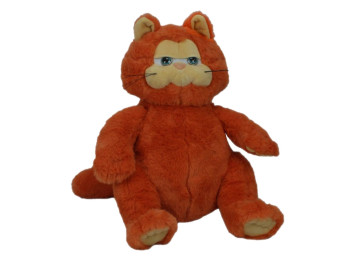 Мягкая игрушка Кот сидячий рыжий 26x18x18см, Копиця