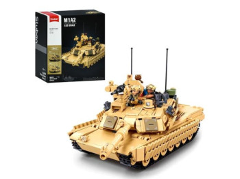 Конструктор військовий танк SLUBAN M38-B1365, з фігурками, 988 деталей