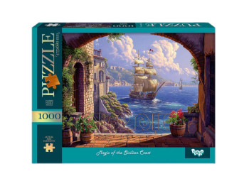 Пазли Magic of the Sicilian Coast, 1000 елементів, Danko Toys