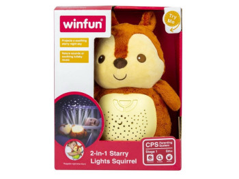 Ночник музыкальный с проектором ночного неба Бобер 0824-NL WinFun
