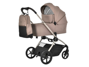Коляска універсальна 2 в 1 PERSONA ME 1091-2 Praline, люлька і прогулянка, EL CAMINO