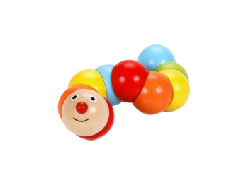 Деревянная игрушка Веселая Гусеница. Classic World 3505