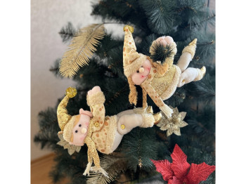 Фигура новогодняя Cutie для штор 35см, R90660