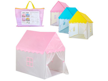 Палатка детская MR 1305 домик 120-100-130 см, с сеткой, 4 цвета, BabyToys