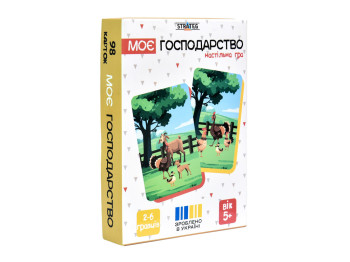 Настольная карточная игра Мое хозяйство, 98 карт, для компании, Strateg
