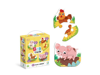 Пазл 4в1 Baby puzzle, Сельские животные, DoDo