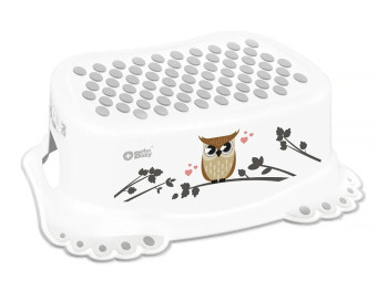 Подставка для ног Plus baby Маленькая сова белая. Tega Baby PB-SOWA-006-103