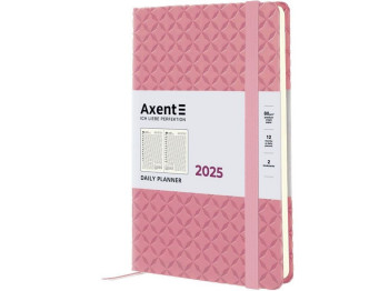 Дневник 2025 Partner Gently светло розовый 14,5х21 см. Axent 8822-25-01-A