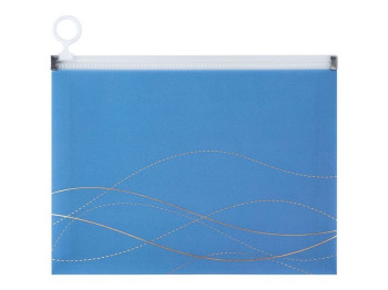 Папка на блискавці zip-lock А5+ Waves-2. Axent 1498-41-A