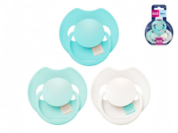 Пустышка силиконовая динамическая LOVI Prime 18+ мес 3 шт Aqua Green, LOVI 34/453