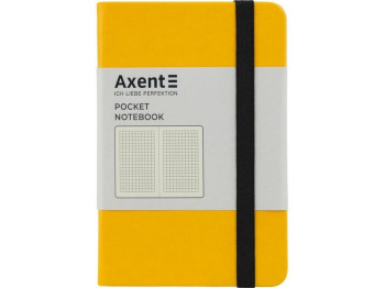 Книга записная в клетку желтая Partner A6-. 96 листов. Axent 8301-08-A