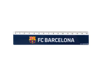 Лінійка пластикова, 15см FC Barcelona, Kite