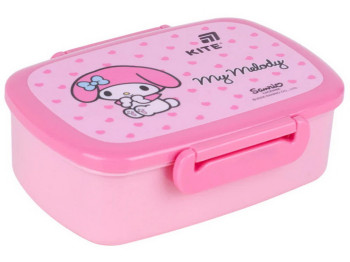 Ланчбокс з мініконтейнером та столовими приладами  Kite My Melody HK26-163-3, 750 мл