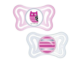 Пустушка силіконова Physio Light 2 шт, Chicco