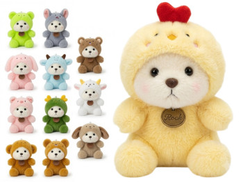 Мягкая игрушка Zodiac Lina Bear, 16 см, микс видов