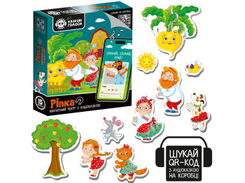 Магнітний театр з аудіоказкою Казкові голоси Ріпка, Vladi Toys VT3206-40