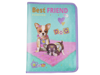 Папка пластиковая А4, BEST FRIEND, KIDIS 7470